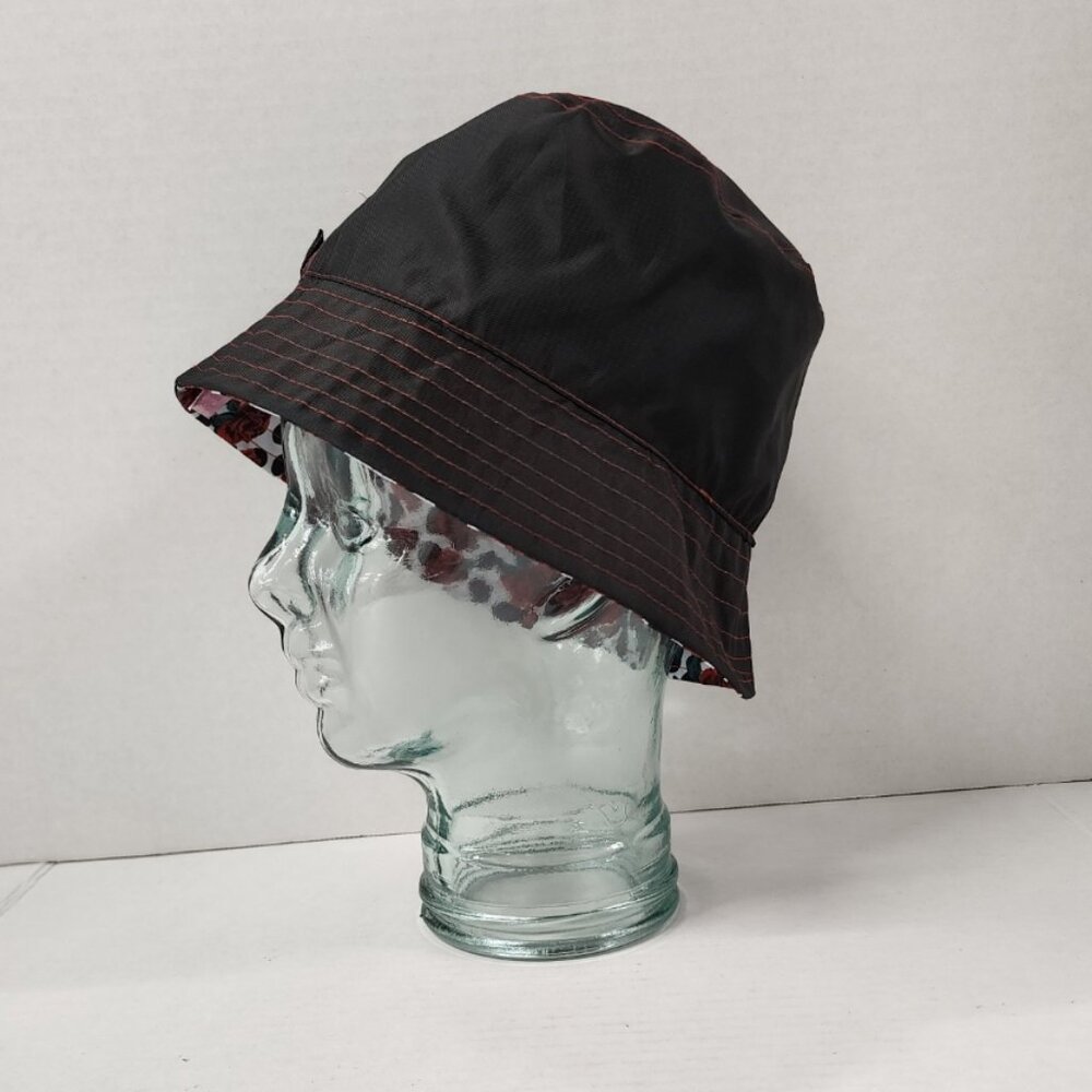 New Luv Betsey Red Rose Dot Reversible Bucket Hat - Betsey Johnson - 1 Size - Picture 3 of 5